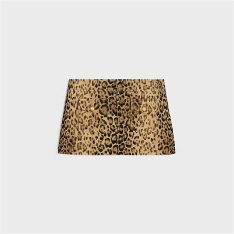 double zip celine mini skirt|BANDEAU MINI SKIRT IN DOUBLE WOOL .